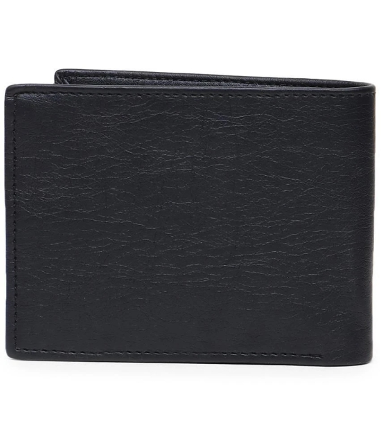 samtroh - Black PU Mens Regular Wallet ( Pack of 1 ) - Black