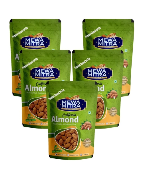 Fresh Almonds by Mewa Mitra  | Quality Badam Giri | Rich in Protein and Increase Stamina | Real Nuts | Healthy Dry Fruits| (Pack of 4) 1000 gram