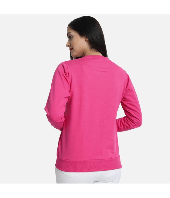 CHOZI Fleece Women''s Non Hooded Sweatshirt ( Pink ) - None