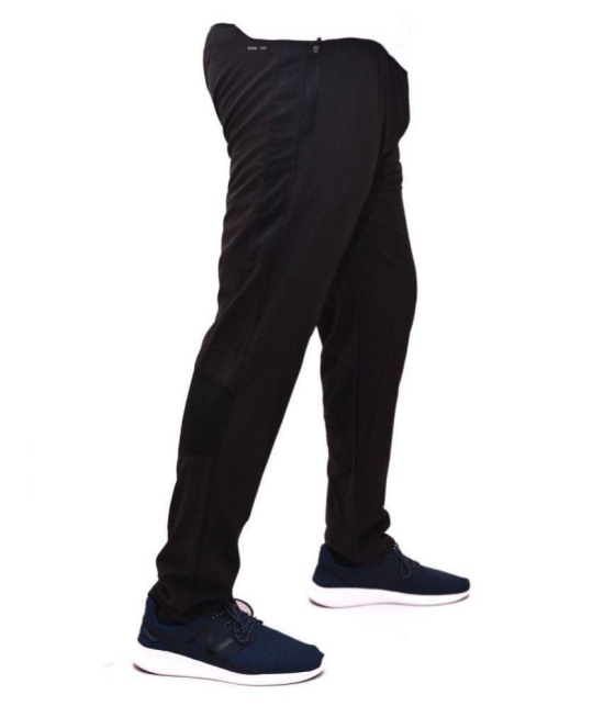 RANBOLT  Hybrid Black Trackpants For Men's - L