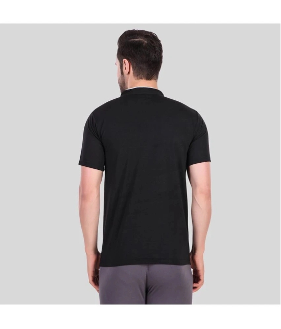 Forbro Black Cotton Regular Fit Mens Sports T-Shirt ( Pack of 1 ) - None