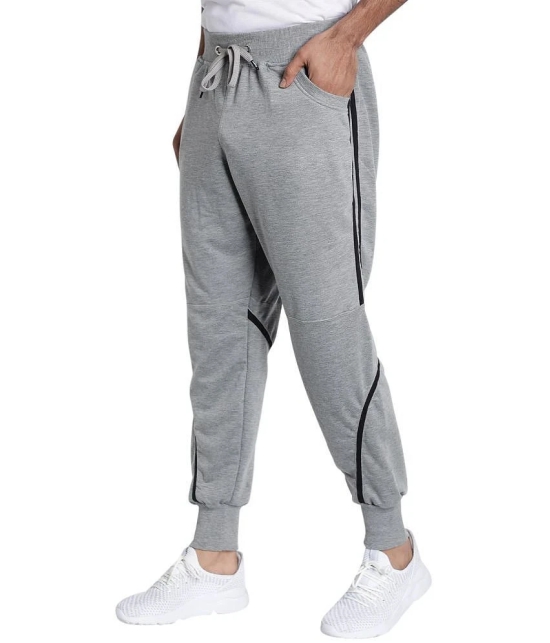 Uzarus - Grey Cotton Mens Joggers ( Pack of 1 ) - 2XL