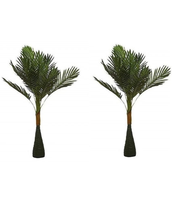 Green plant indoor - Green Palm Artificial Tree ( Pack of 2 )