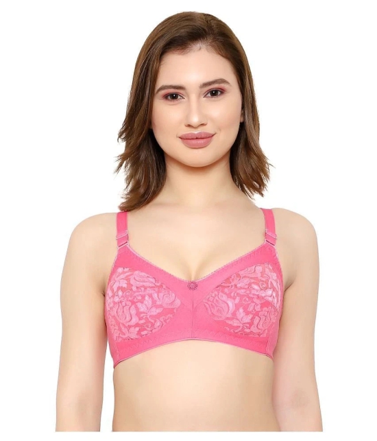 KYODO Poly Cotton Everyday Bra - Pink - 38B