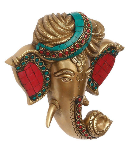 eCraftIndia Gold Brass Figurines - Pack of 1