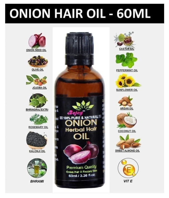 BEJOY Organic ONION Oil-  For Hair Treatment Argan Oil 60 mL