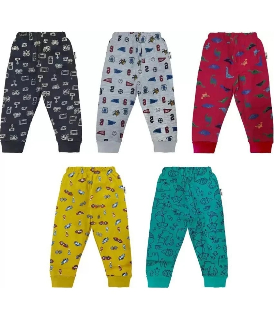 NammaBaby - Multi Cotton Boys Trackpant ( Pack of 5 ) - None