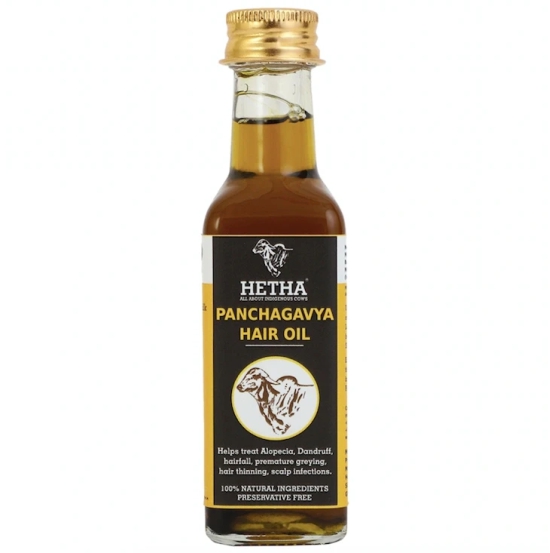 Panchagavya Hair Oil (Size - 100 ml) by HETHA ORGANICS LLP