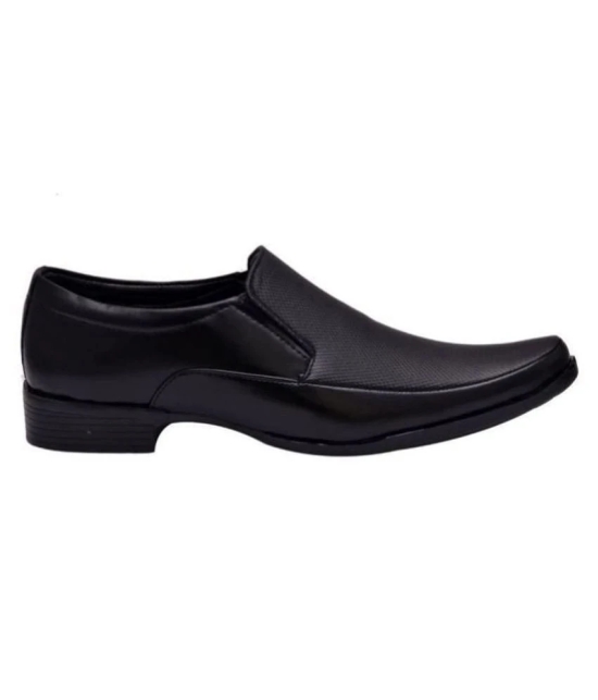 Sir Corbett Office Non-Leather Black Formal Shoes - None