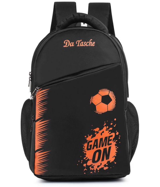 Da Tasche Black Polyester Backpack For Kids