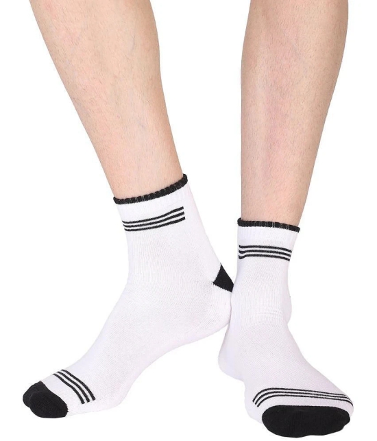 Bodycare - Cotton Blend Mens Striped Multicolor Ankle Length Socks ( Pack of 2 ) - Multicolor