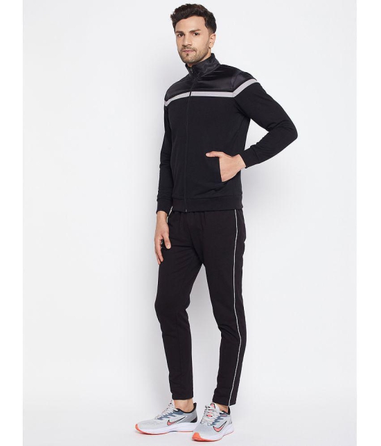 Wild West - Black Fleece Regular Fit Mens Tracksuit ( Pack of 1 ) - L