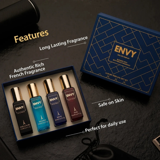 ENVY Luxury Perfume Gift Set for Men -80ml