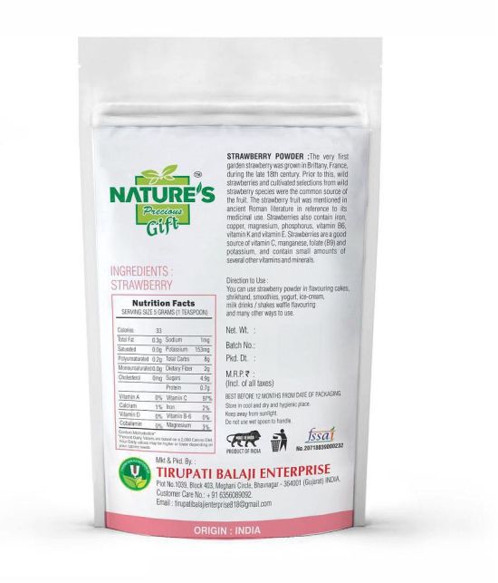 Nature''s Gift Strawberry Powder Smoothie 100 gm