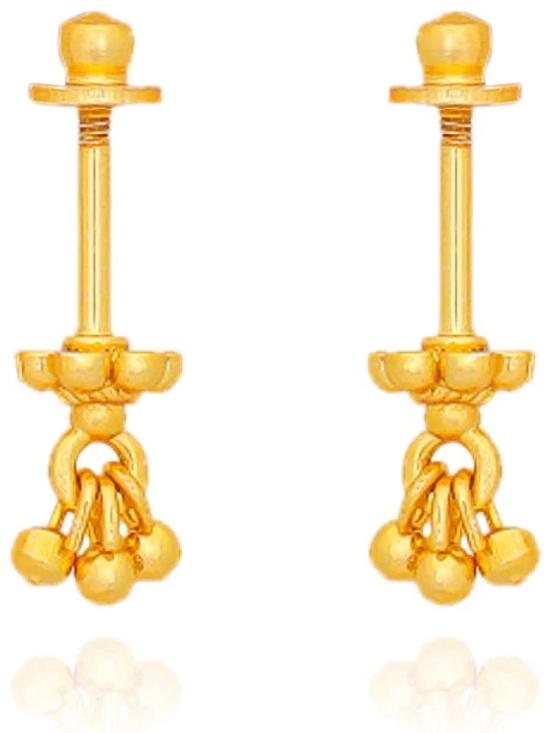 Drashti Collection Golden EarCuff Earrings ( Pack of 2 ) - Golden