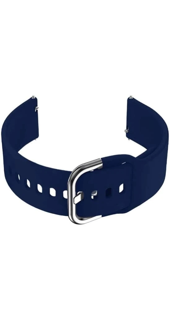 Exelent Watch Strap belt 19MM Strap for Compatible with Silicone Replacement Strap Belt (Blue, 19 mm)