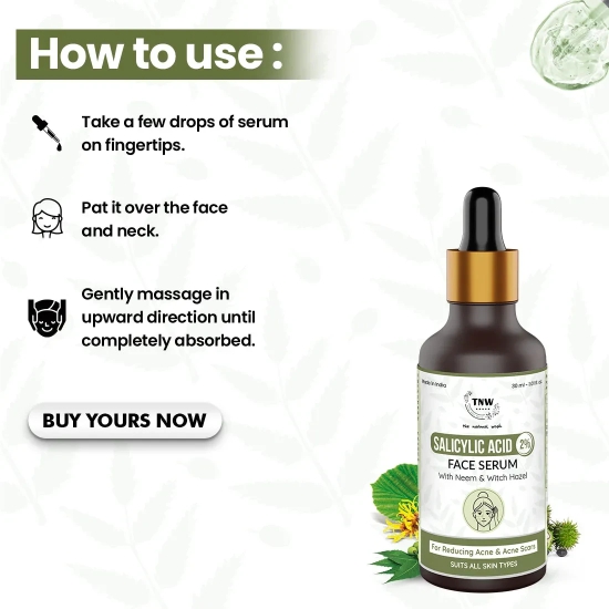 Salicylic Acid Serum for Reducing Acne & Acne Scars