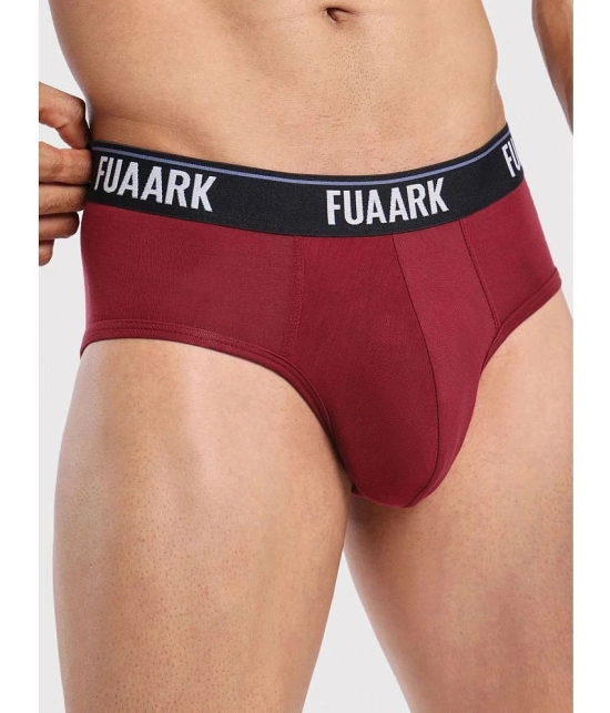 Fuaark Modal Mens Briefs ( Maroon ) FUSMBr - None