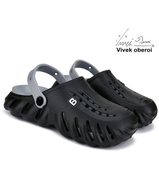 Bersache - Black Mens Clogs - None