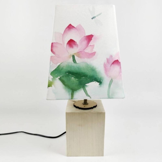 Empire Table Lamp - Lotus Lamp Shade