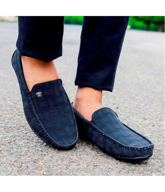 SHOES KINGDOM - Black Men's Slip on - 6