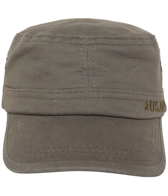 Zacharias Grey Cotton Mens Cap ( Pack of 1 ) - Grey