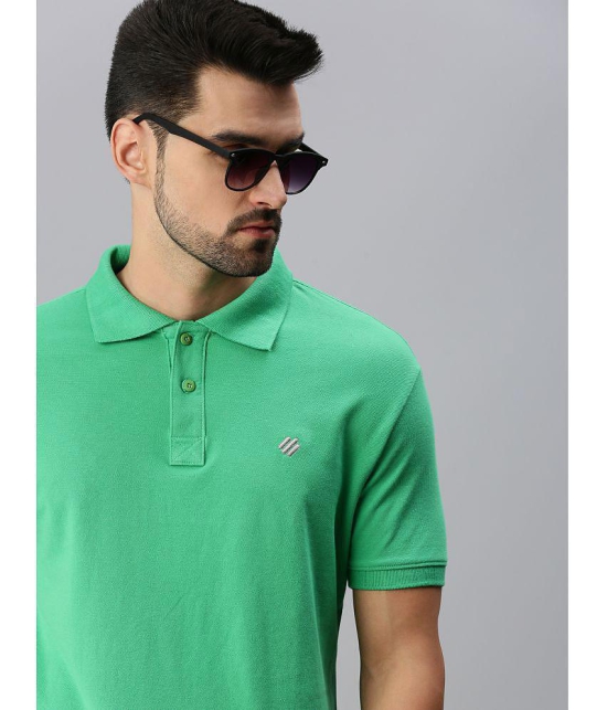 ONN - Green Cotton Blend Regular Fit Mens Polo T Shirt ( Pack of 1 ) - None