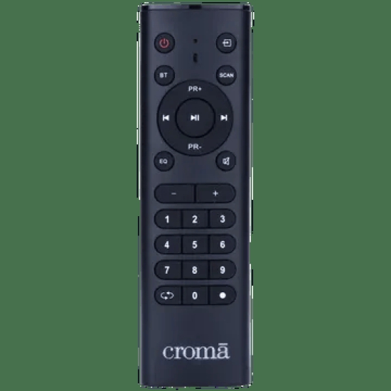 Croma 65W Bluetooth Home Theatre with Remote (Surround Sound, 4.1 Channel, Black)