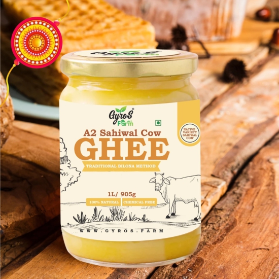 A2 Sahiwal Cow Ghee | Bilona Churned | Made from Curd-5L