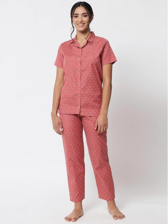 Printed Nightsuit For Women With Pockets in Pyjamas N79Rc