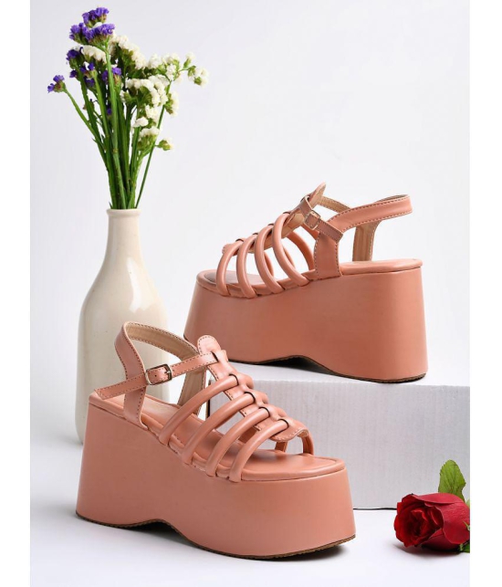 Shoetopia - Pink Women''s Sandal Heels - None