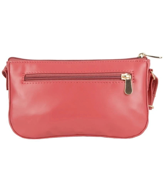 Baggit Pink PU Handheld - Pink