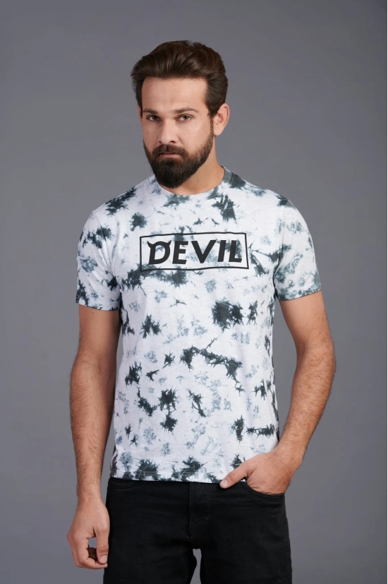 Devil Printed T-Shirt for Men L