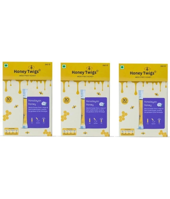 HONEY TWIGS Multifloral Honey Himalayan Multiflora 720 g Pack of 3