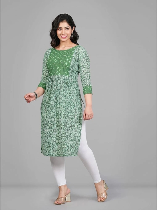 Parastri Green Cotton Maternity Kurta - 2XL