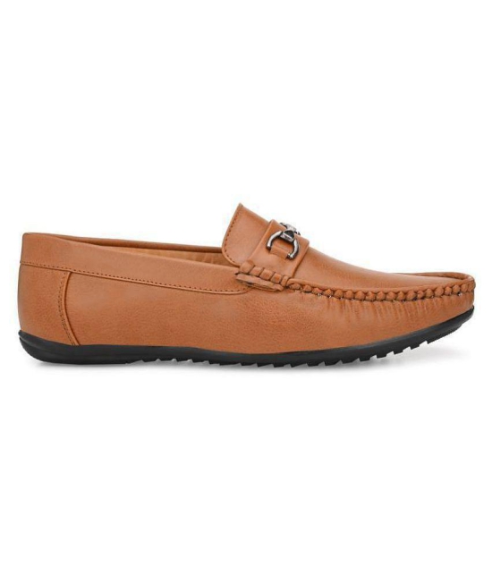 Leeport - Brown Men's Driving loafers - 9