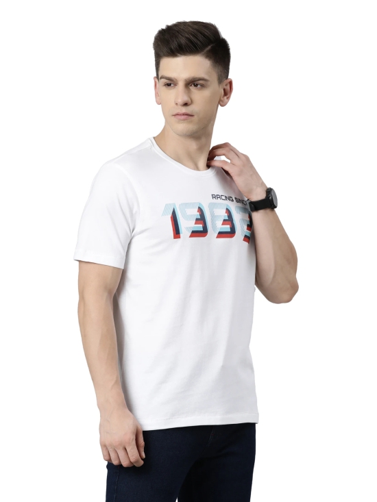 TVS Racing Round Neck T Shirts-Premium 100% Cotton Jersey, Versatile T Shirt for Men, Ideal for Gym, Casual Wear & More-Mercerised Yarn for Extra Durability-Easy to Wear & Wash (Type-1)