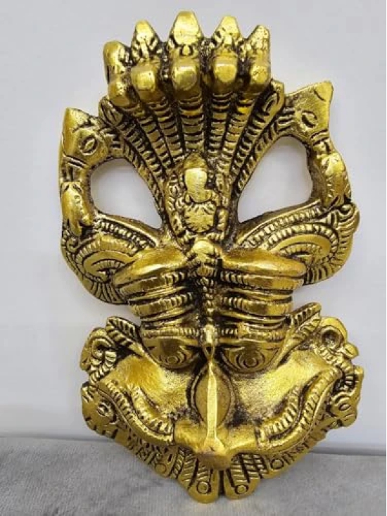 Aarna Creations Vastu Nazar battu | Beautiful Protector Kirtimukha | Fengshui Hanging Keertimukh | Panchanaga Kirtimukha with Seated Ganesha