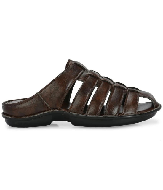 Leeport - Brown Mens Sandals - None