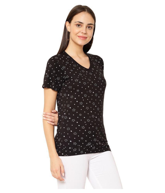 Vimal Jonney Cotton Black T-Shirts - S