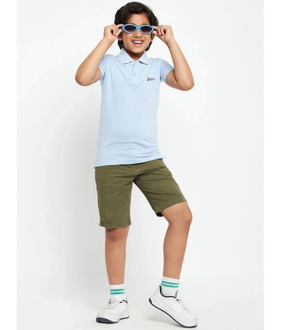 UNIBERRY - Blue Cotton Blend Boys Polo T-Shirt ( Pack of 1 ) - None