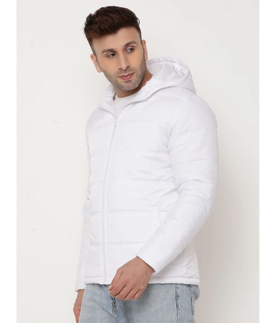 9TY3REE Polyester Mens Puffer Jacket - White ( Pack of 1 ) - None