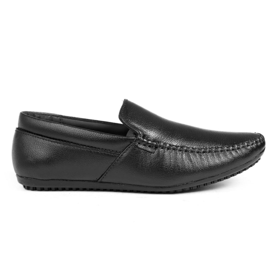 BXXY Men's Black Leather Office Wear Formal Shoes 9