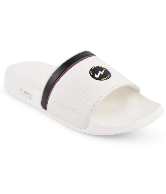 Campus - Off White Mens Slide Flip Flop - None