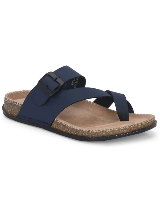 Leeport Blue Mens Daily Slipper - None