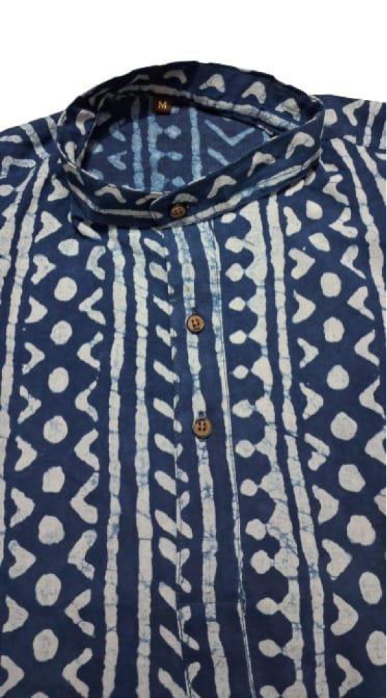 Hand block print gents shirt