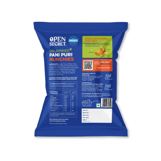 Munchies - Pani Puri (Single pack) - 25g