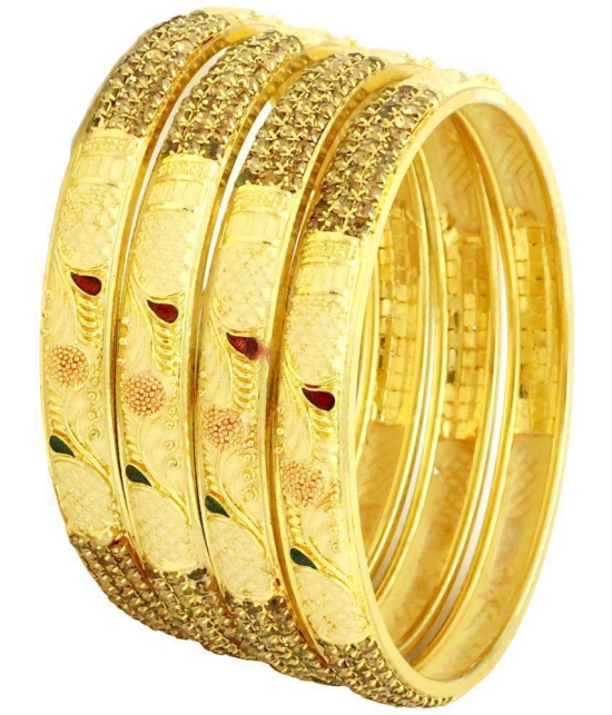 Bhagya Lakshmi - Gold Bangle Set ( Pack of 1 ) - None