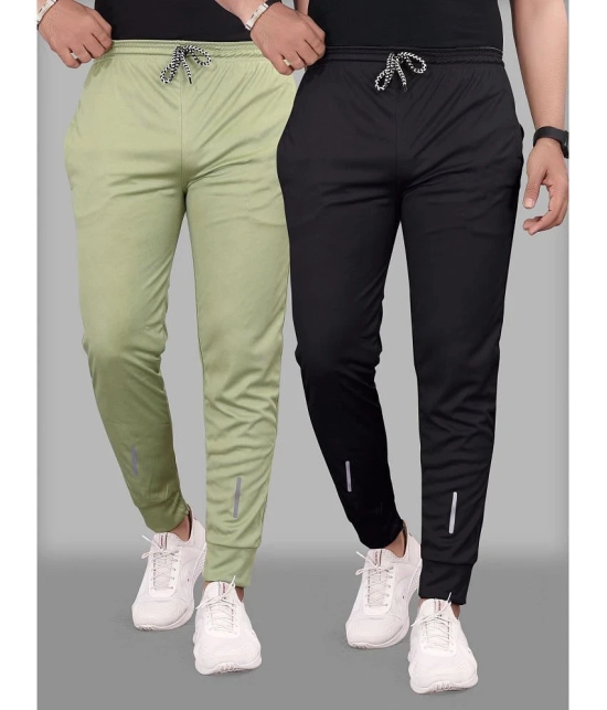 Gazal Fashions - Multicolor Polyester Mens Joggers ( Pack of 2 ) - None