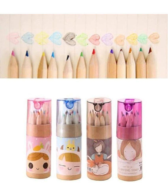 12 COLOURING PENCILS SET,